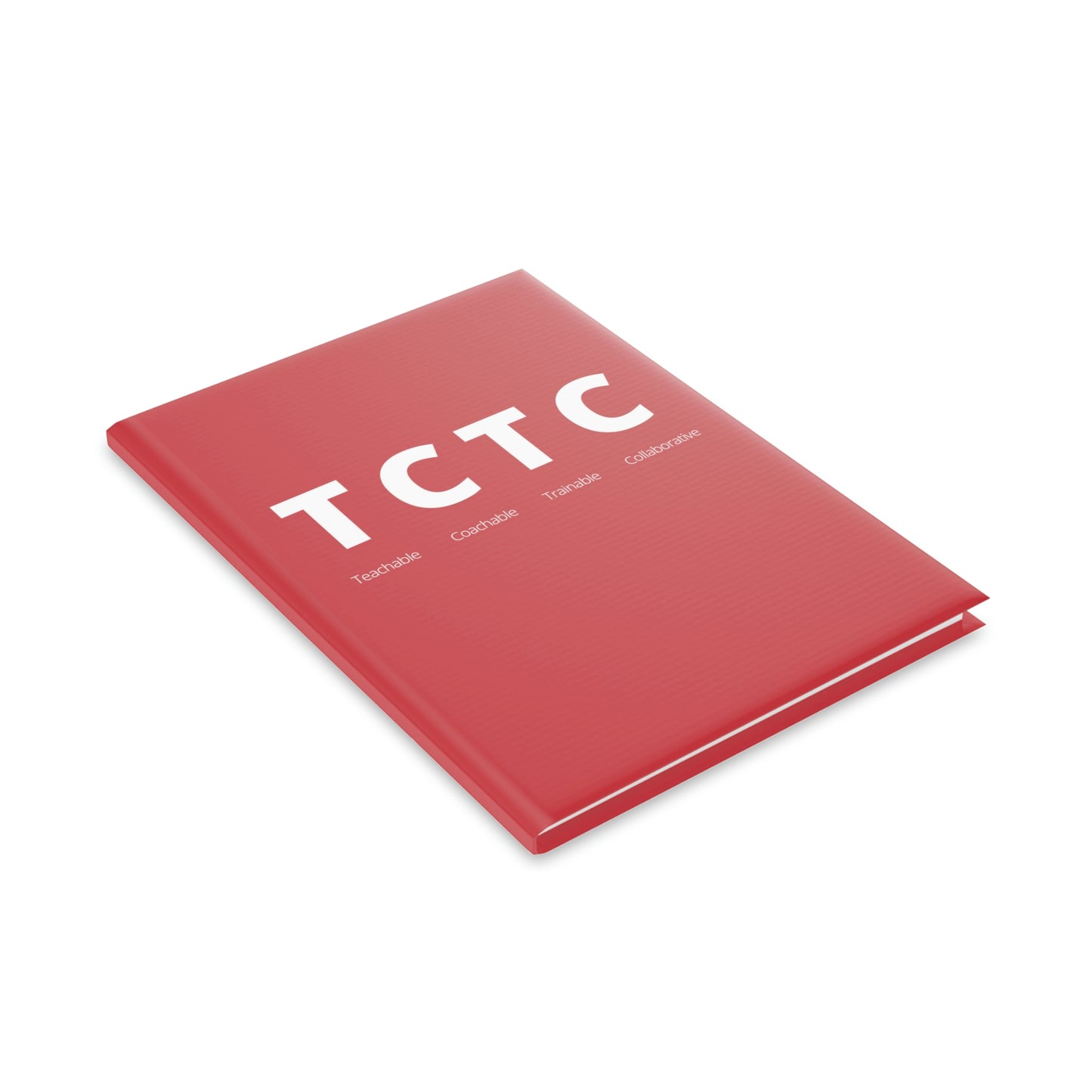 TCTC Red Hardcover Notebook