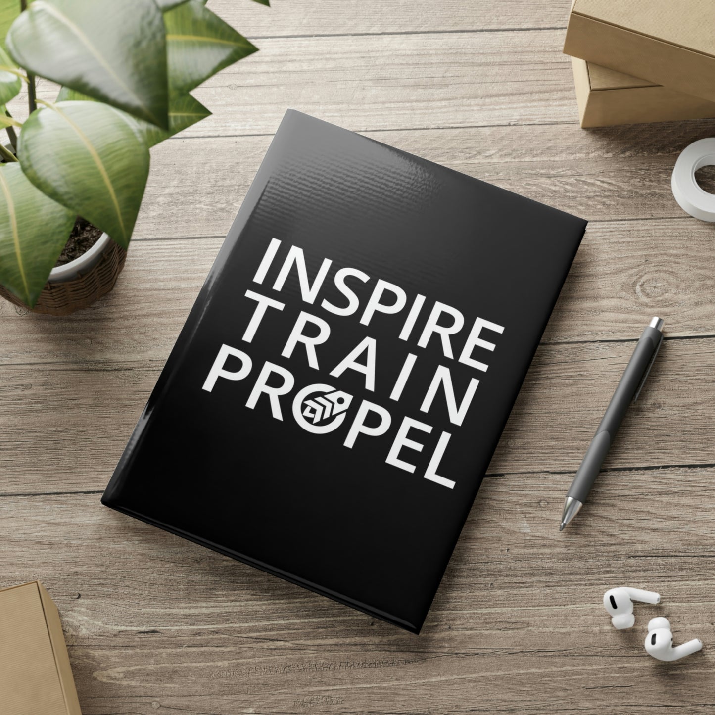 Inspire Train Propel Hardcover Notebook