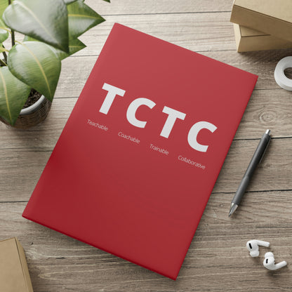 TCTC Red Hardcover Notebook