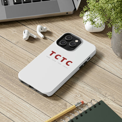 TCTC White Impact iPhone Case (tough phone cases, case-mate)