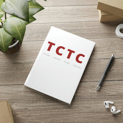 TCTC White Hardcover Notebook