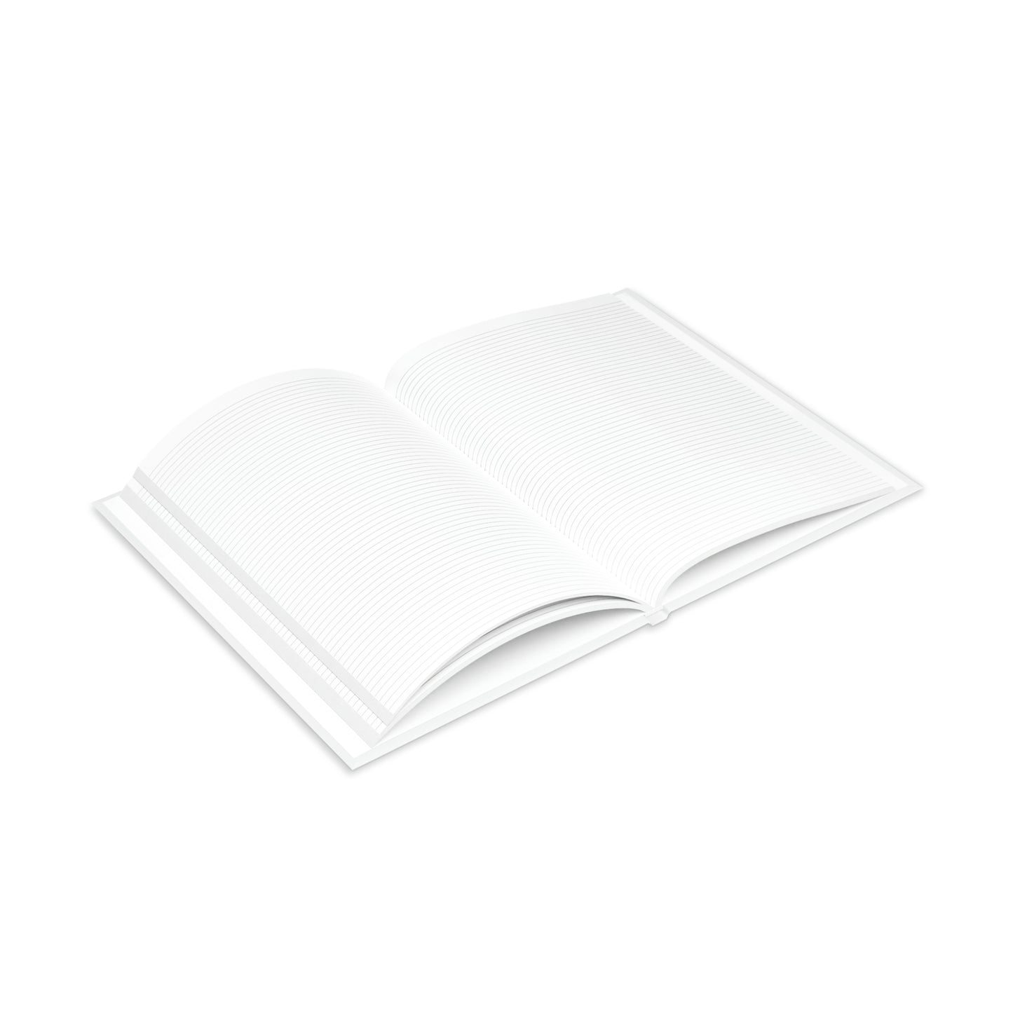 TCTC White Hardcover Notebook