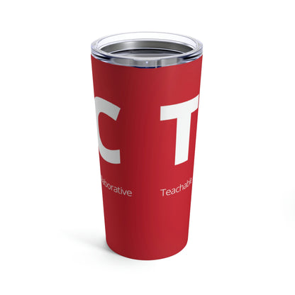 TCTC Red Tumbler 20oz