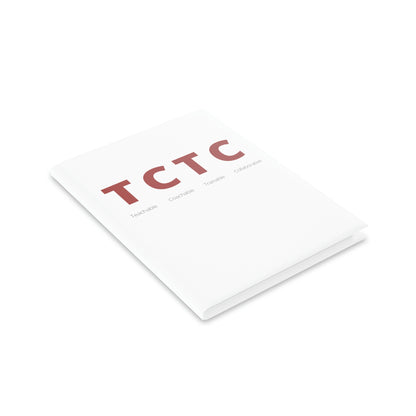 TCTC White Hardcover Notebook