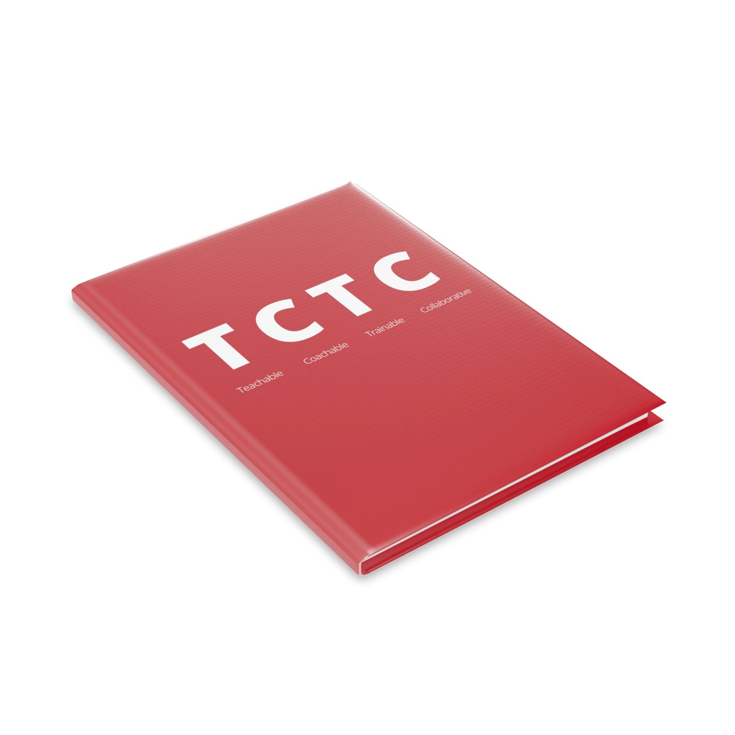 TCTC Red Hardcover Notebook