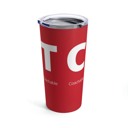 TCTC Red Tumbler 20oz